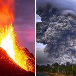 vulcano eruzione catastrofe