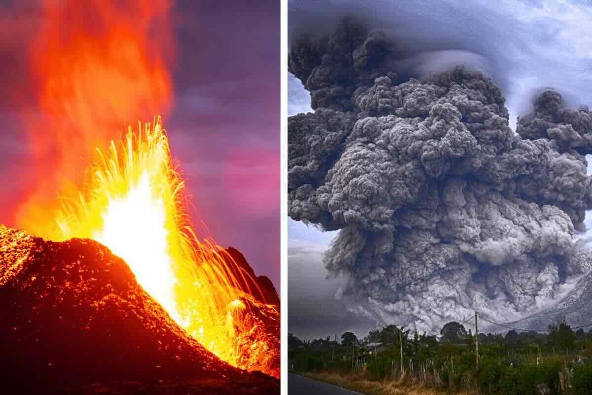 vulcano eruzione catastrofe