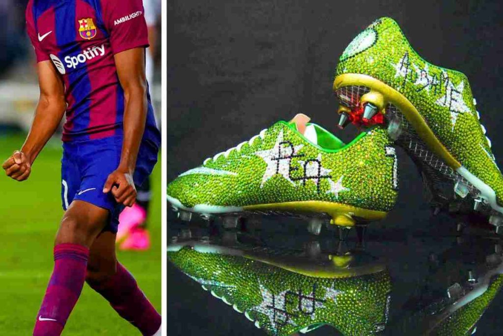 Il famoso calciatore indossa le scarpe da calcio piu costose al mondo hanno 4mila cristalli Swarovski Kosmo Magazine