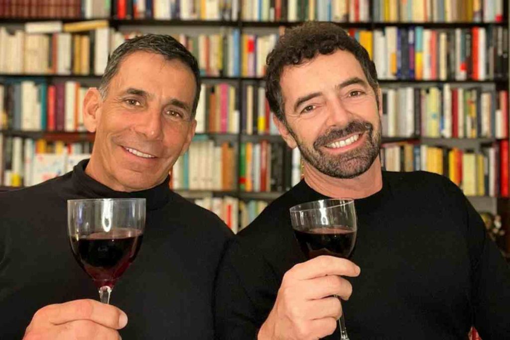 Alberto Matano e il marito Riccardo Credits Instagram