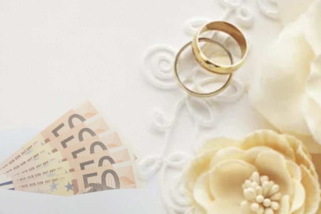 Quanto regalare in euro a un matrimonio calcolo