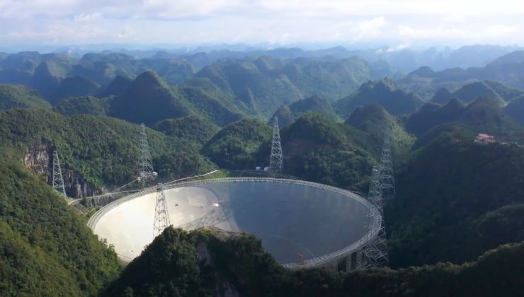 radiotelescopio cina alieni