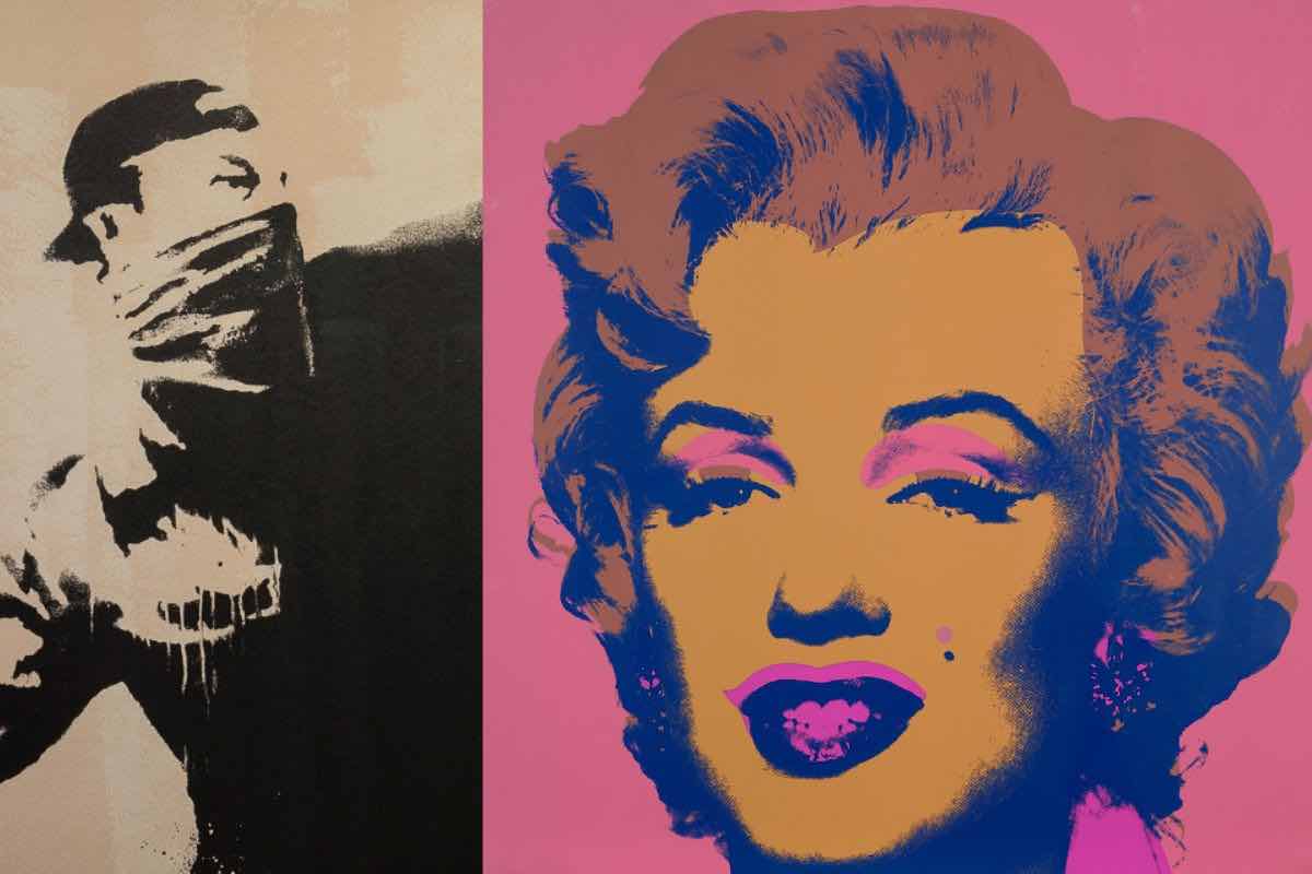 banksy e warhol a roma