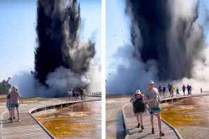 supervulcano turisti esplosione