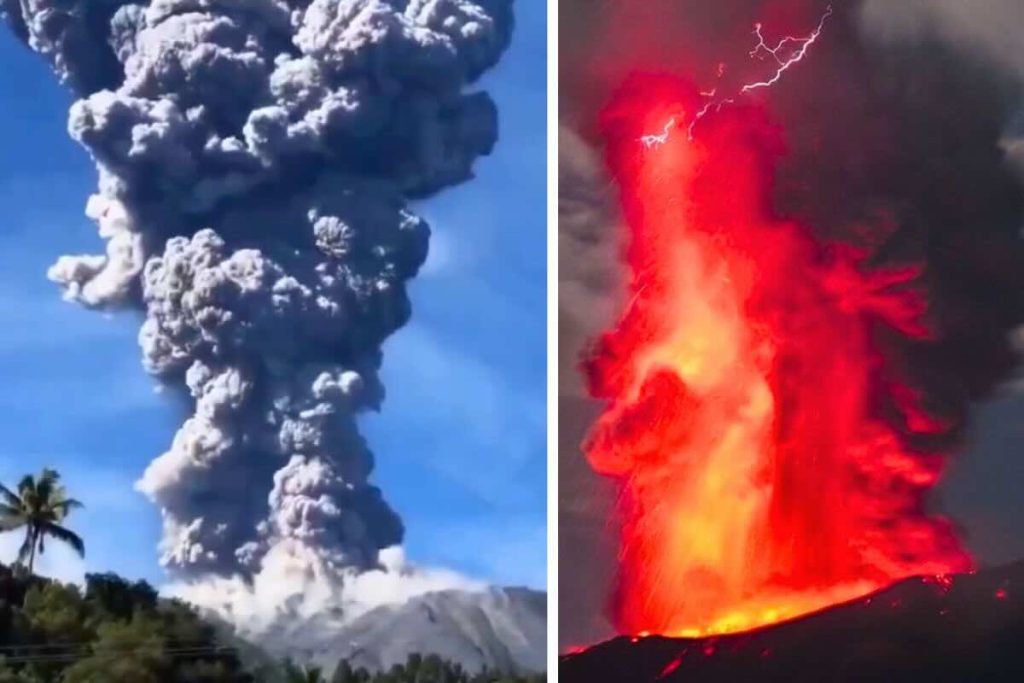 vulcano esploso persone