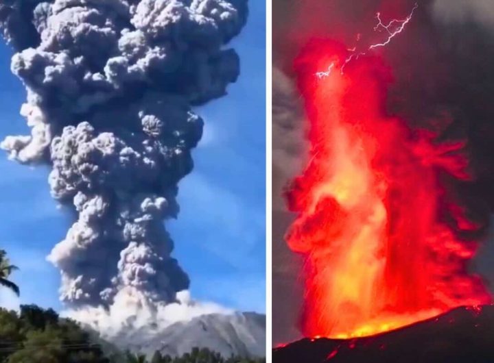 vulcano esploso persone