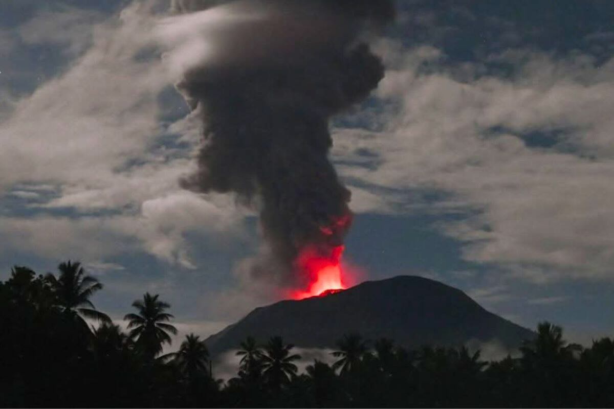 vulcano esploso persone