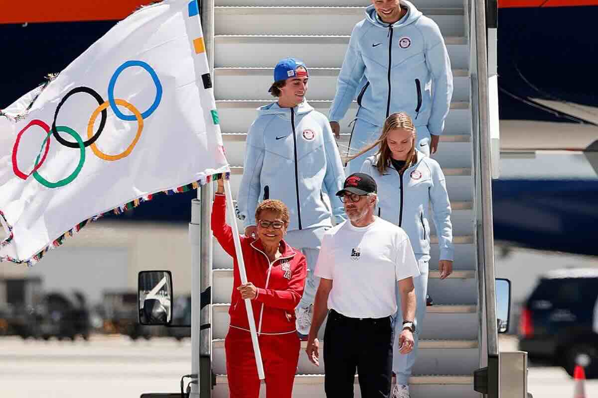 los angeles incendio olimpiadi